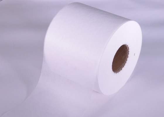 Купить Восходящий поток теплого воздуха ES волокна PP+PE короткий скрепляет nonwoven ткань для лицевых щитков гермошлема online manufacture