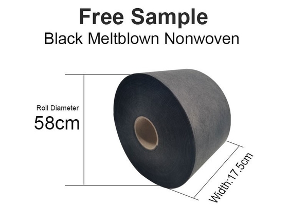 Картина не сплетенной ткани 25GSM 175MM Meltblown хирургической маски 100% PP BFE99 покрашенная шириной